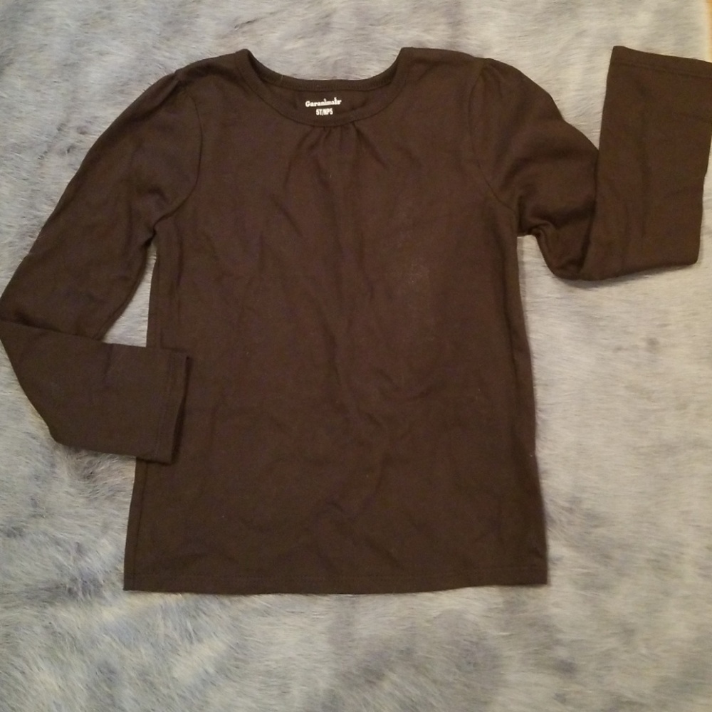 Black long sleeve girls shirt